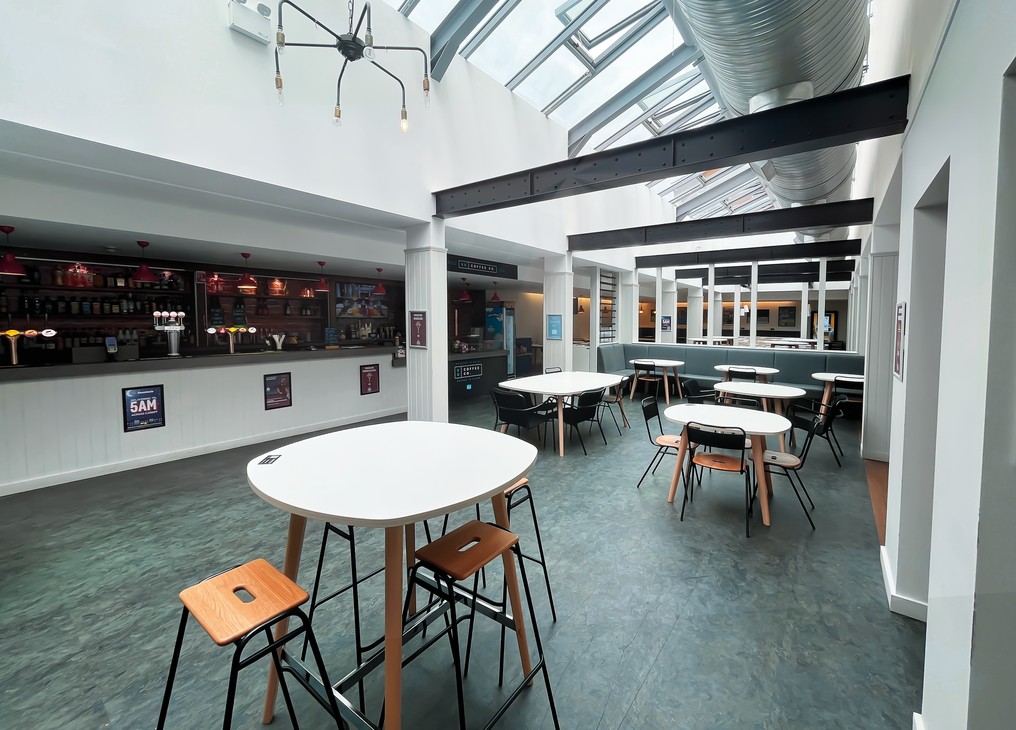 Welcome to Centro; the heart of the Cyncoed Campus! Open at 8am every weekday. If you're looking for a few drinks on a student budget, to socialize and meet new friends, or grab a bite to eat, Centro is the place for you!