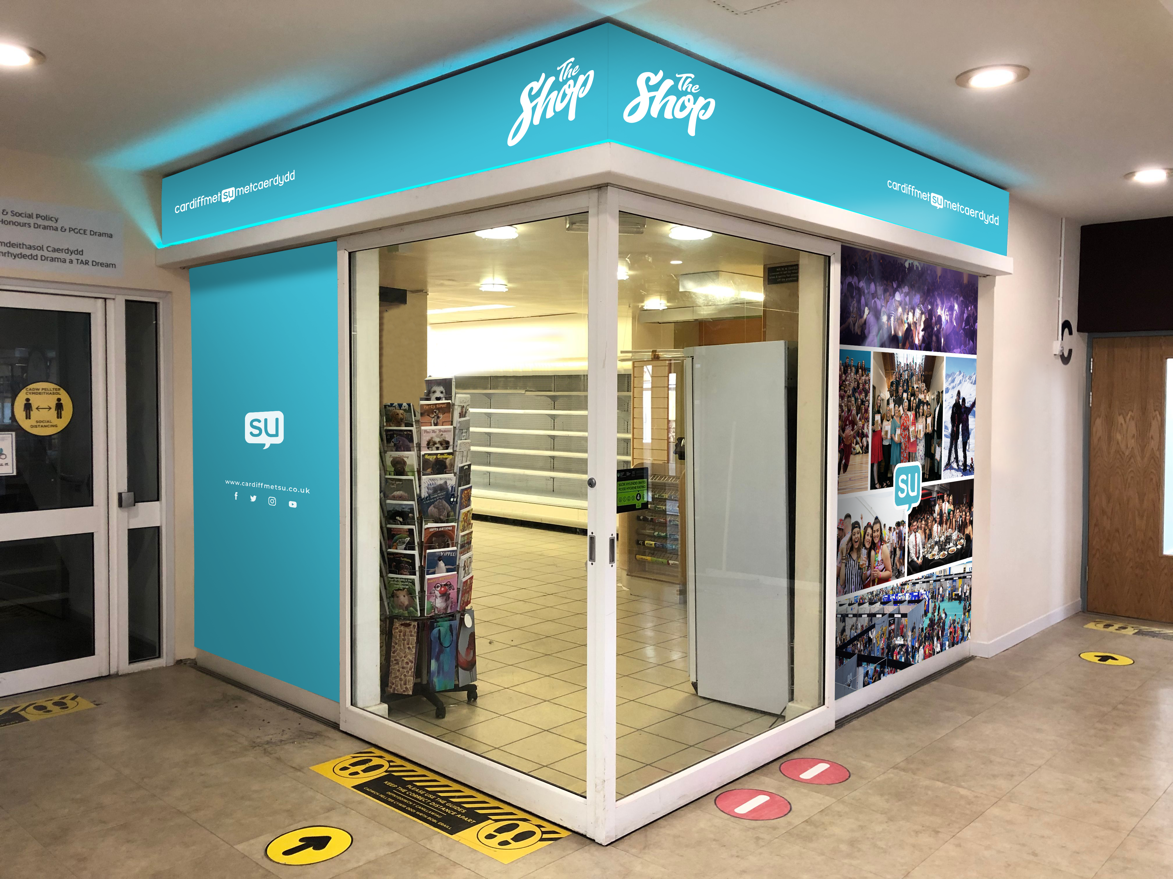 We operate our very own campus based ‘grab and go’ convenience shop. Our recently redeveloped shop is located off the main reception area on Cyncoed campus.